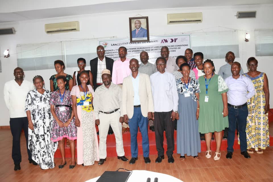 Lancement official du projet : “Redorer l’image de la femme burundaise et amélioration des conditions de participations dans les sphères de prise de décisions »